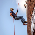 ODU, Old Dominion University, ROTC, Ainslie, Ainslie Football Stadium, rappelling, rappel, Army, Army ROTC, training, cadet, Army cadet, army cadet training, Norfolk, Norfolk Virginia, Virginia, training exercise, University