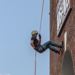 ODU, Old Dominion University, ROTC, Ainslie, Ainslie Football Stadium, rappelling, rappel, Army, Army ROTC, training, cadet, Army cadet, army cadet training, Norfolk, Norfolk Virginia, Virginia, training exercise, University