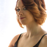 female, model, smile, smirk, redhead, backlit, backlight, backlighting, person, woman, beauty, portrait, headshot