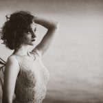 Maddy Salyers, redhead, fairy, model, female, woman, portrait, curls, Madeline Salyers, Madeline, Norfolk, Virginia, Norfolk Virginia, water, beauty, fantasy, fashion, glamour, sepia, chocolate