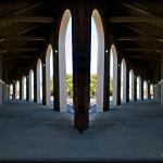 ODU, Old Dominion University, Ainslie Football stadium, Ainslie, stadium, arch, parking lot, architecture