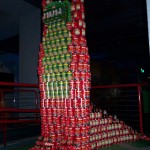 CANstruction, Food Bank, charity, food drive, structure, cans, architecture, construction,